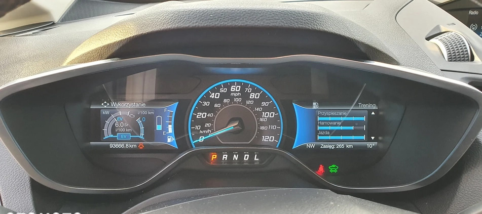 Ford C-MAX cena 64000 przebieg: 94000, rok produkcji 2017 z Białystok małe 46